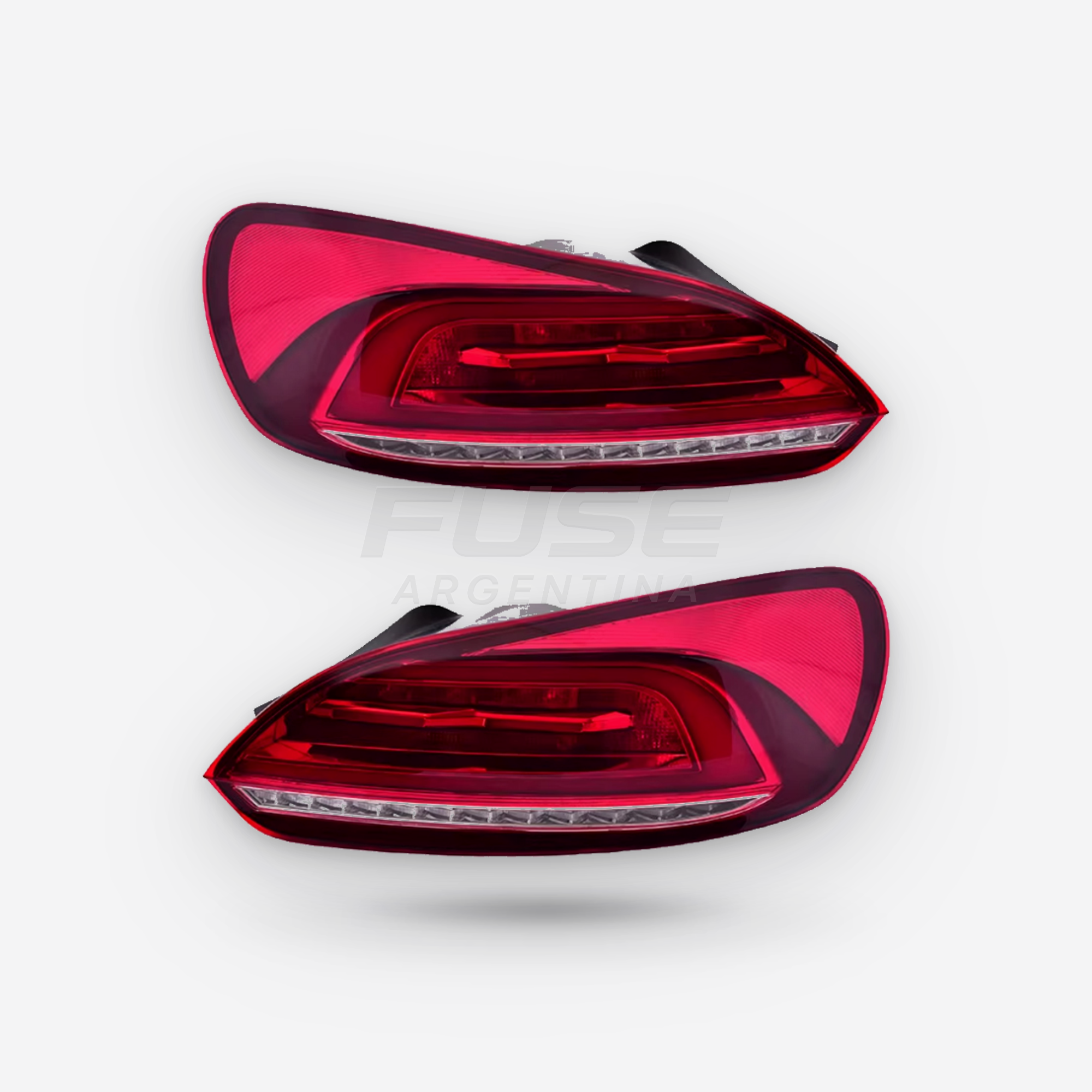 Opticas full LED Trasera roja