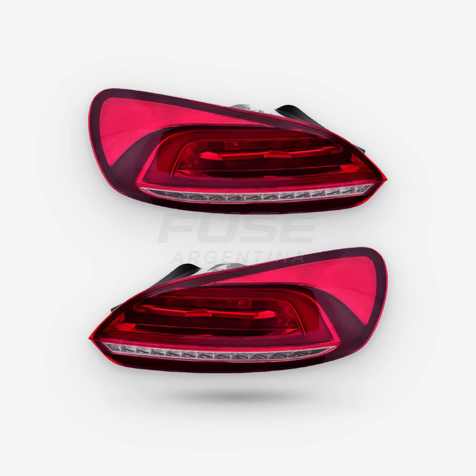 Opticas full LED Trasera roja